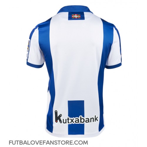 Real Sociedad Domáci futbalový dres 2024-25 Krátky Rukáv Real Sociedad Domáci futbalový dres 2024-25 Krátky Rukáv